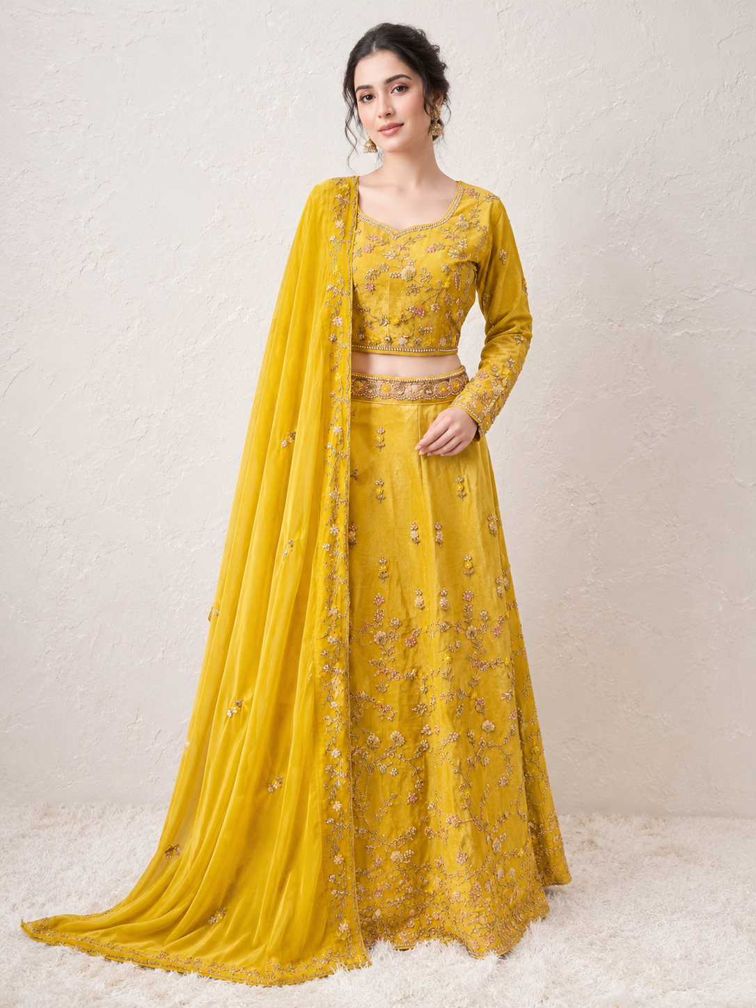 Sunlit Zari Bloom Lehenga Set