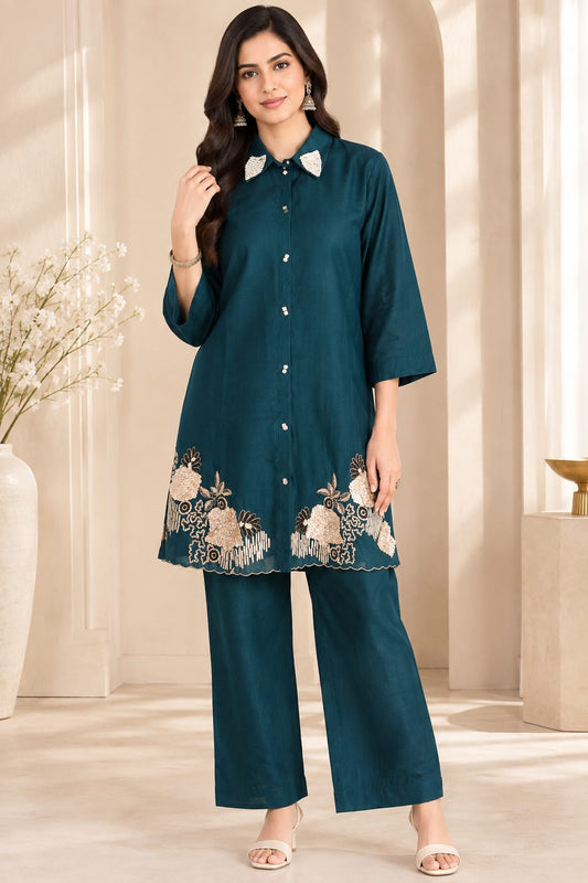 Dark Green  Co-Ord Set