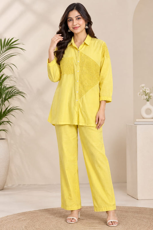Bright Yellow Co-ord Set