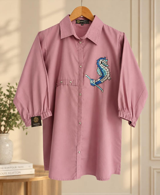 Mauve Pink  Shirt