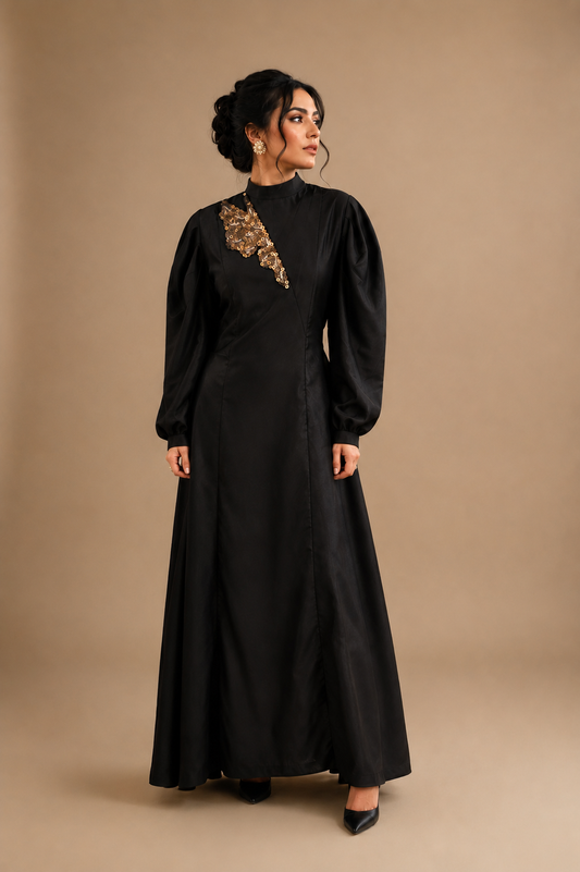kaftan-style maxi dress