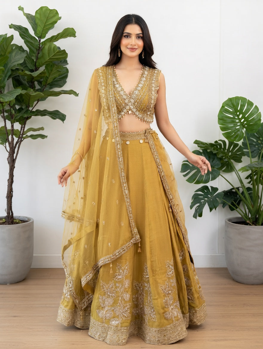 Festive Embroidered Lehenga