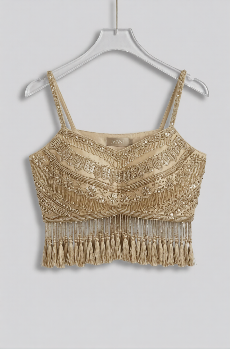 Embroidery Ready made Satin Saree